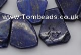 CTD308 Top drilled 15*20mm - 20*25mm freeform lapis lazuli beads