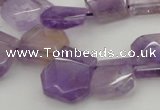 CTD316 Top drilled 15*18mm - 18*20mm faceted freeform ametrine beads