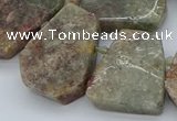 CTD3506 Top drilled 15*20mm - 25*30mm freeform ghost gemstone beads