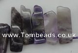 CTD351 Top drilled 10*28mm - 10*50mm wand dogtooth amethyst beads