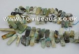CTD3518 Top drilled 10*20mm - 12*40mm sticks amazonite beads