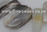 CTD353 Top drilled 10*28mm - 10*50mm wand botswana agate beads