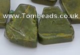 CTD3538 Top drilled 15*20mm - 25*30mm freeform ocean jasper beads