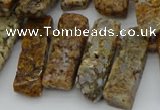CTD3545 Top drilled 10*20mm - 12*35mm sticks opal gemstone beads