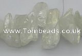 CTD3553 Top drilled 10*20mm - 12*30mm sticks plated quartz beads