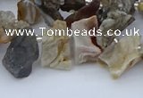 CTD3591 Top drilled 8*10mm - 15*25mm freeform druzy agate beads