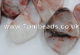 CTD360 Top drilled 18*25mm - 25*35mm freeform agate gemstone beads