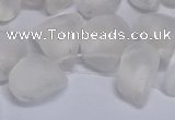 CTD3600 Top drilled 10*14mm - 13*18mm nuggets white crystal beads