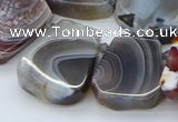 CTD3643 Top drilled 15*20mm - 25*30mm freeform botswana agate beads