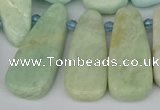 CTD3648 Top drilled 10*20mm - 15*45mm freeform amazonite beads