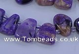 CTD3652 Top drilled 10*14mm - 15*20mm freeform charoite beads