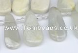 CTD3714 Top drilled 10*20mm - 15*45mm freeform moonstone beads