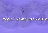 CTD3855 Top drilled 6*8mm - 10*12mm freeform moonstone beads