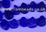 CTD3862 Top drilled 8*10mm - 10*12mm freeform lapis lazuli beads