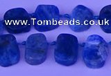 CTD3897 Top drilled 10*14mm - 13*18mm freeform apatite beads