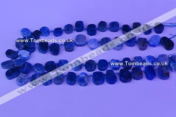 CTD3897 Top drilled 10*14mm - 13*18mm freeform apatite beads