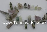 CTD442 Top drilled 10*20mm - 12*50mm sticks druzy amethyst beads