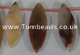 CTD45 Top drilled 12*25mm – 16*50mm marquise agate gemstone beads