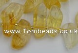 CTD452 15.5 inches 10*14mm - 15*30mm freeform citrine beads