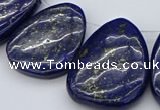 CTD457 15.5 inches 25*30mm - 35*45mm freeform lapis lazuli beads