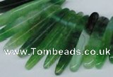 CTD586 Top drilled 6*20mm - 6*45mm wand agate gemstone beads