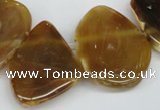 CTD611 Top drilled 25*30mm - 34*45mm freeform agate gemstone beads