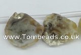 CTD614 Top drilled 15*20mm - 25*35mm freeform agate gemstone beads