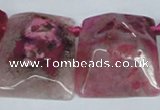 CTD663 Top drilled 25*30mm - 30*40mm freeform agate beads