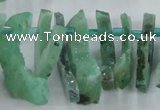 CTD673 Top drilled 10*25mm - 12*45mm wand agate gemstone beads