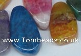 CTD690 Top drilled 18*25mm - 28*40mm freeform agate gemstone beads