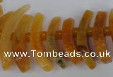 CTD710 Top drilled 12*25mm - 15*40mm wand agate gemstone beads