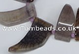 CTD731 Top drilled 15*20mm - 15*40mm wand agate gemstone beads
