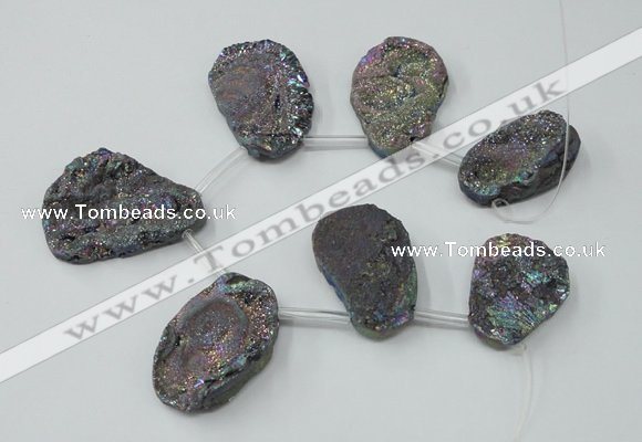 CTD817 Top drilled 18*22mm - 30*40mm freeform agate beads