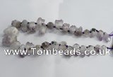 CTD953 Top drilled 10*15mm - 18*25mm nuggets druzy amethyst beads