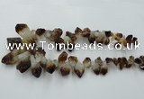 CTD970 Top drilled 10*15mm - 15*30mm nuggets citrine gemstone beads