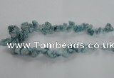 CTD978 Top drilled 10*15mm - 15*25mm nuggets plated druzy agate beads