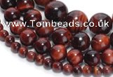 CTE01 15 inches round red tiger eye gemstone beads wholesale