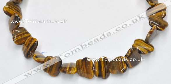 CTE09 18*22mm butterfly shape yellow tiger eye beads Wholesale