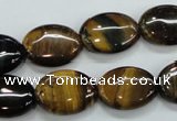 CTE103 15.5 inches 13*18mm oval yellow tiger eye beads wholesale