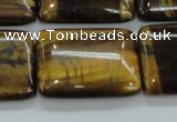 CTE108 15.5 inches 22*30mm rectangle yellow tiger eye beads wholesale