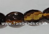 CTE1115 15.5 inches 15*20mm faceted rice yellow tiger eye beads