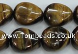 CTE114 15.5 inches 18*22mm nugget yellow tiger eye beads wholesale