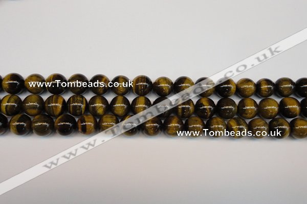 CTE1210 15.5 inches 6mm round AB grade yellow tiger eye beads