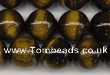 CTE1212 15.5 inches 10mm round AB grade yellow tiger eye beads