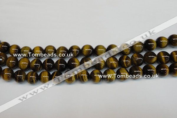 CTE1218 15.5 inches 6mm round AB+ grade yellow tiger eye beads