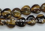 CTE122 15.5 inches 12*12mm heart yellow tiger eye beads wholesale