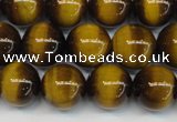 CTE1227 15.5 inches 8mm round A grade yellow tiger eye beads