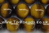 CTE1230 15.5 inches 14mm round A grade yellow tiger eye beads