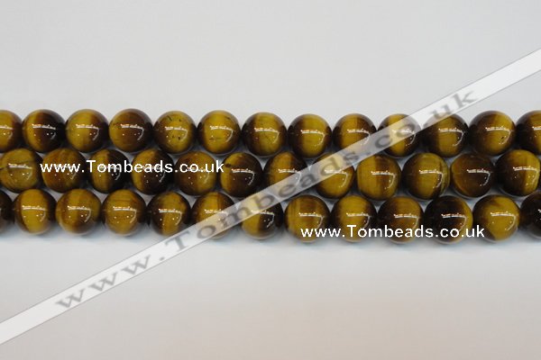 CTE1230 15.5 inches 14mm round A grade yellow tiger eye beads