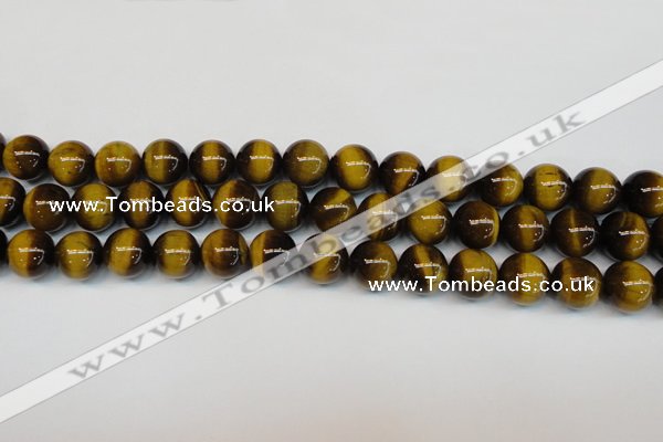 CTE1234 15.5 inches 6mm round A+ grade yellow tiger eye beads